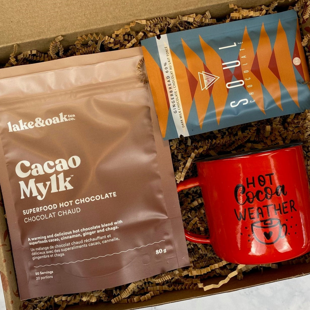 Gift Box "Campfire Cocoa" - Enamel Mug, Hot Chocolate & Chocolate Bar *Limited Edition*