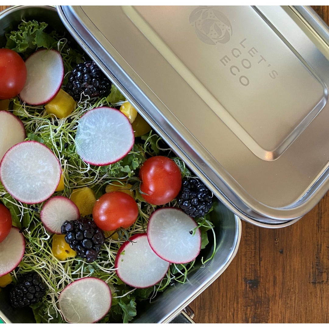 Stainless Steel Bento Box - 1 Tier, 1,200 ml