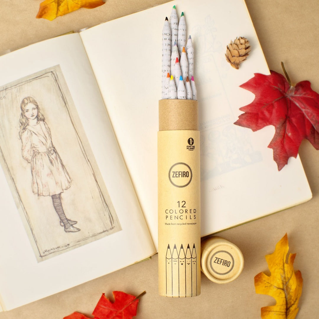 Pencil Crayons - Made from Recycled Paper