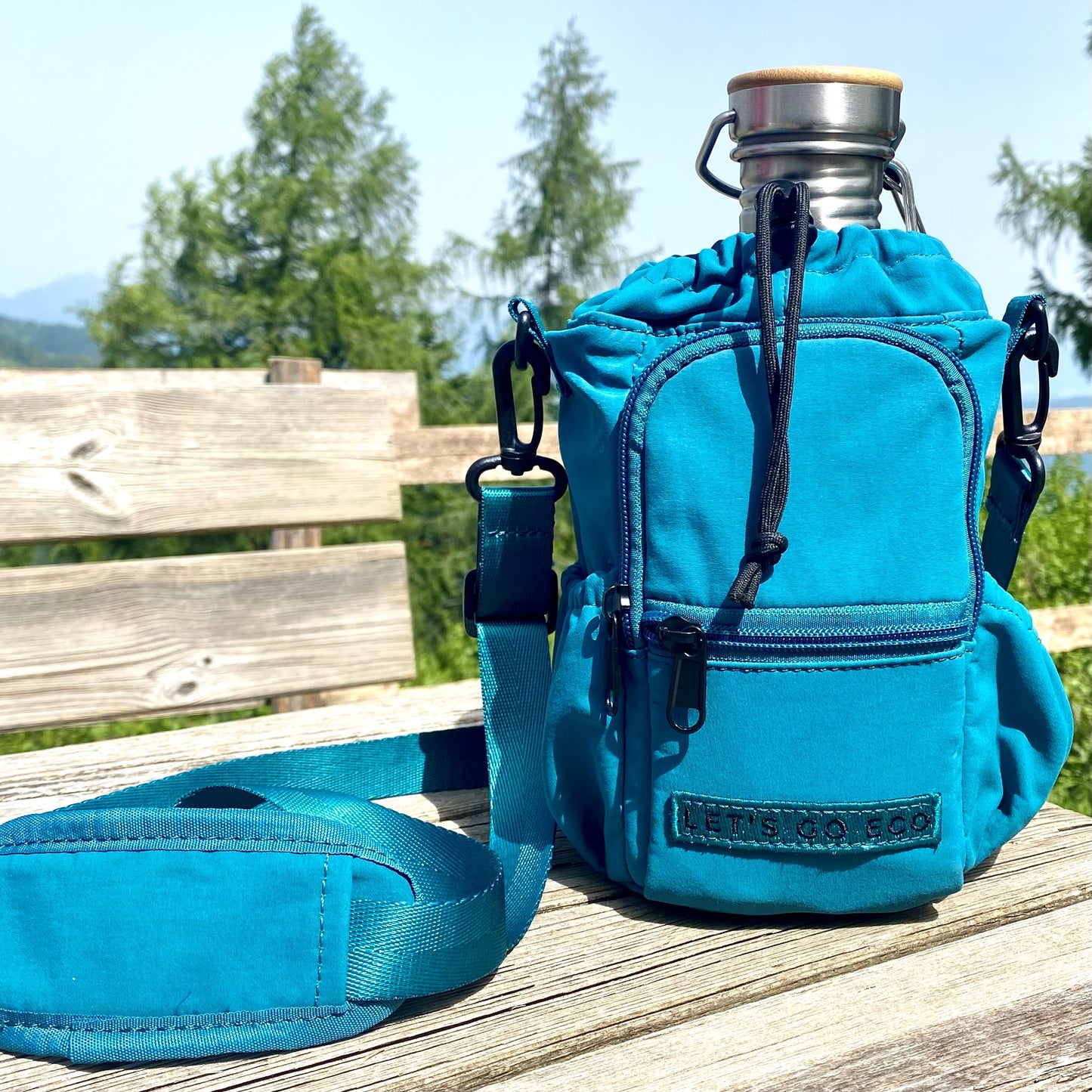 Cross-Body Hiking Bag - Made from Recycled Water Bottles