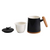 Ceramic Tea Mug with Lid and Infuser