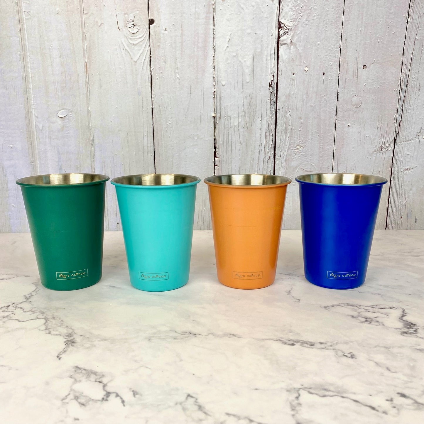 Stainless Steel Reusable Cups - patio and party cups (set of 4)