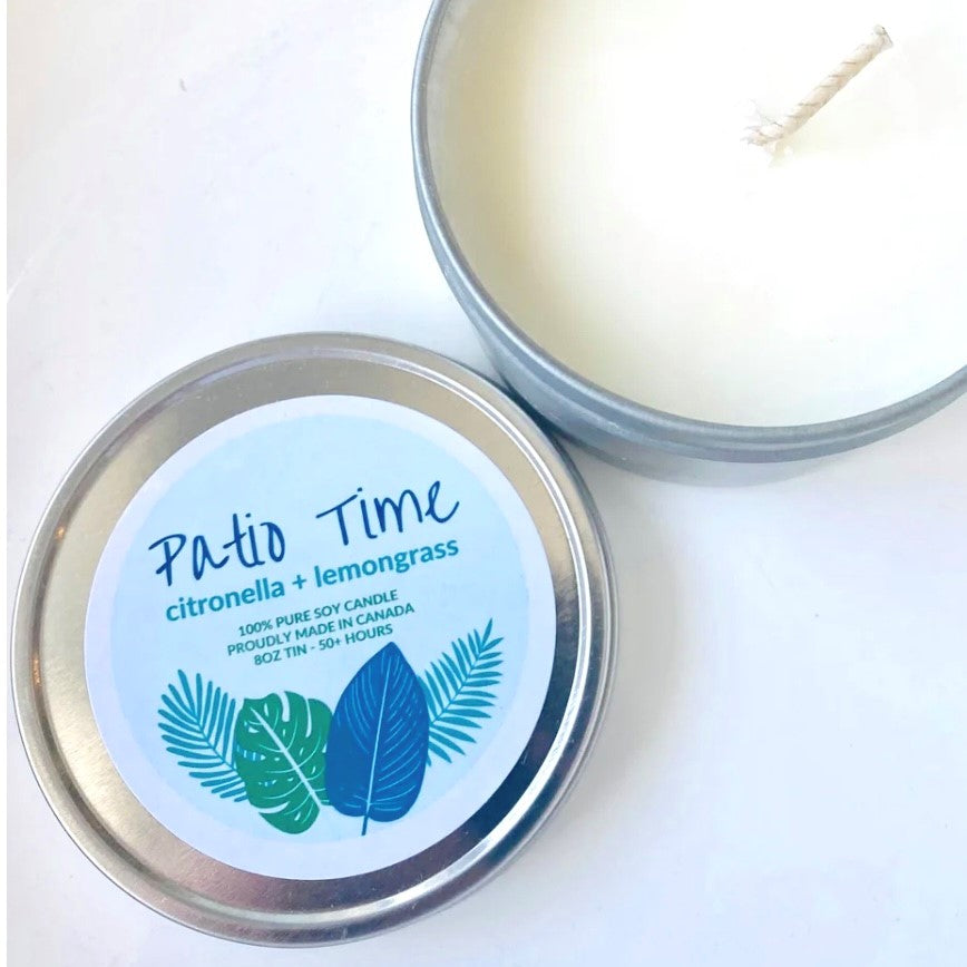 Patio Time “Bug Off” Soy Candle - All natural, hand poured, non-toxic