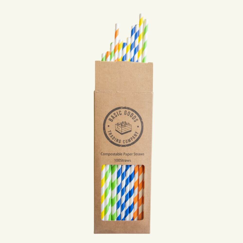 Paper Straws - Biodegradable + Plastic-Free
