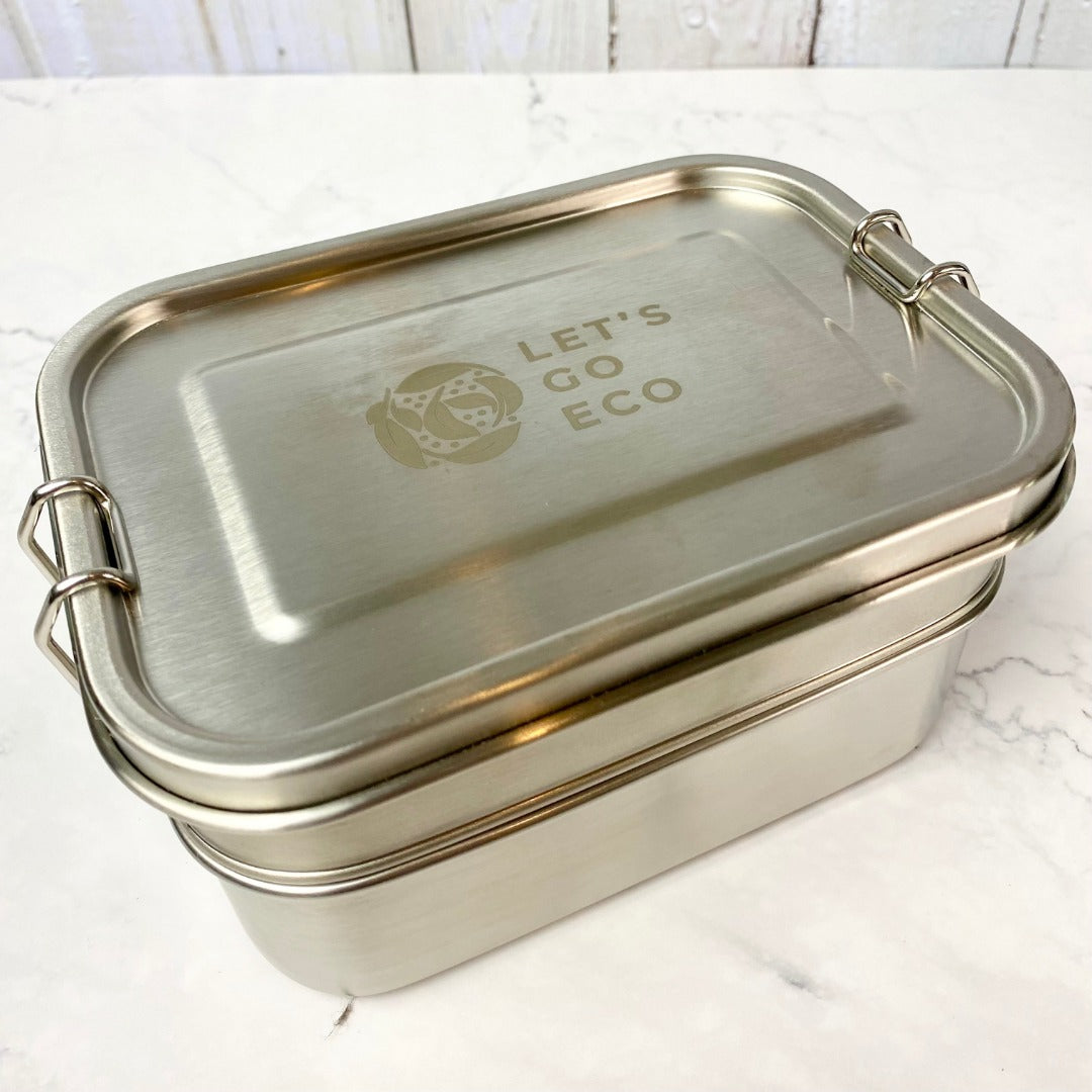Reusable Lunch Set - 2-Tier Bento Box