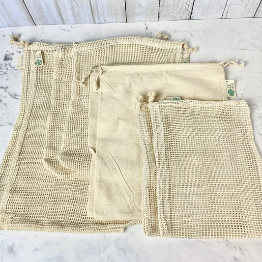 Produce Bags (8 pack) - Certified Organic Cotton
