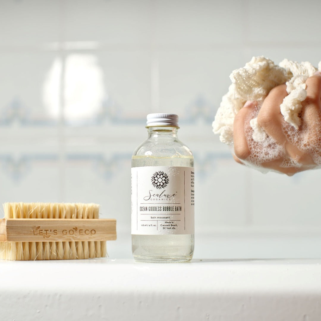 Bath Pouf - Organic + Plastic-free