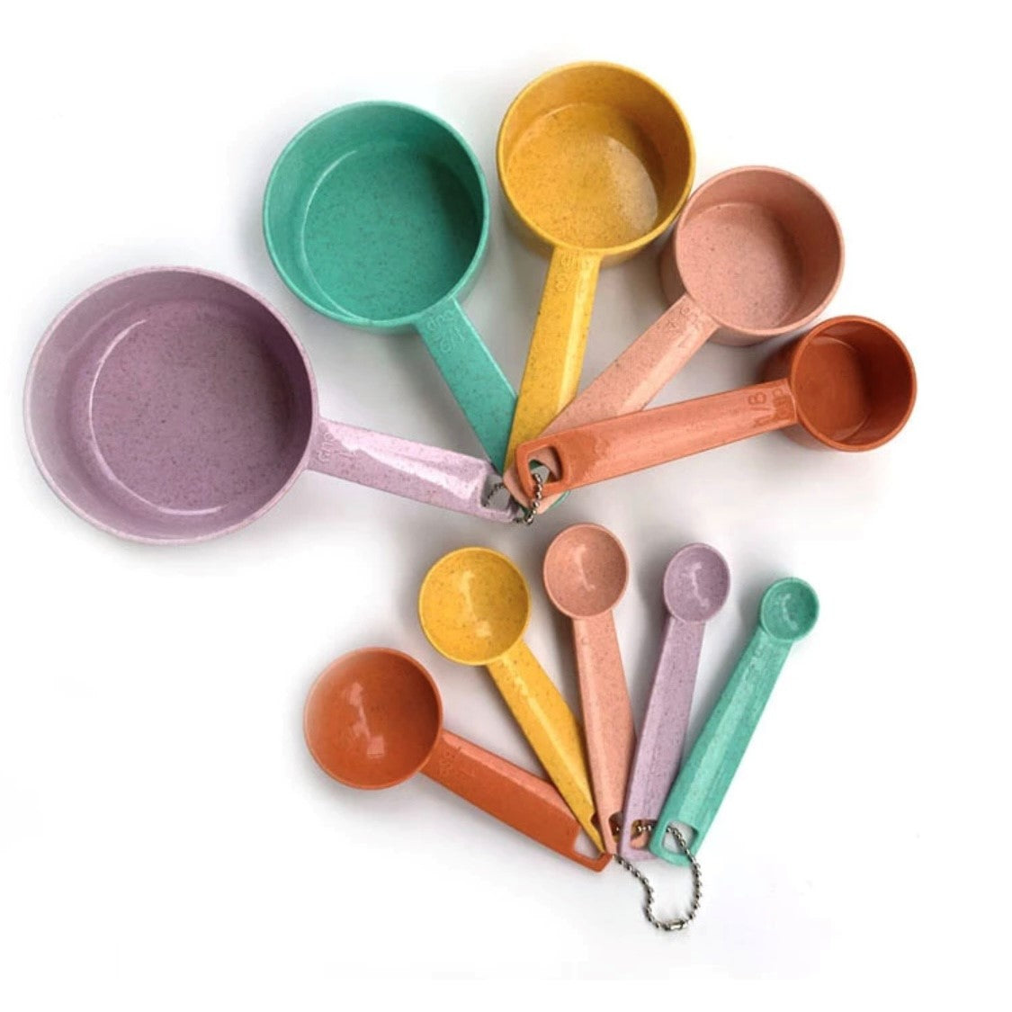 Measuring Cups & Spoons (set) - made from wheat straw