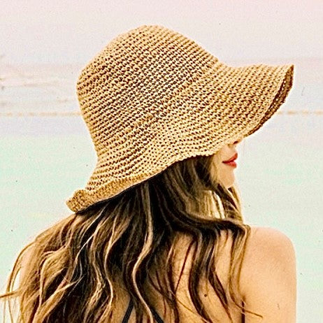 Straw Hat - made from sustainable raffia